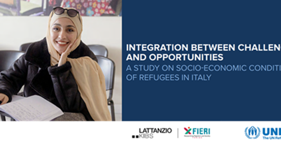 #Indagine svolta da UNHCR sull’integrazione socioeconomica dei rifugiati in Italia