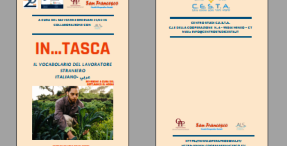 Vocabolario del lavoratore straniero "In Tasca", in versione scaricabile 